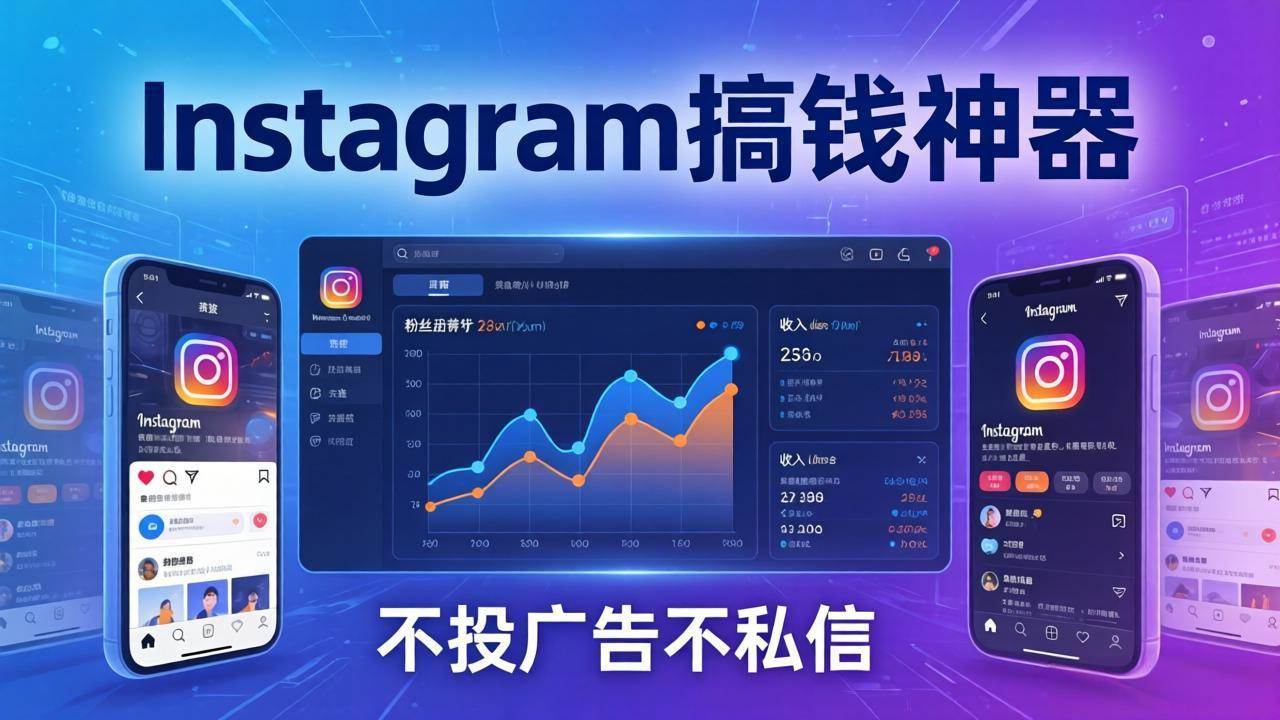 Instagram搞钱神器：月涨6万粉+月入5万刀，不投广告不私信，靠算法+低价产品-燕子项目网